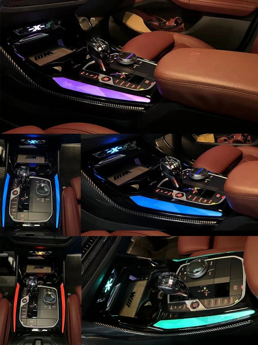 For BMW Colours Crystal Center Console Saddle X3 X4 IX3 G01
