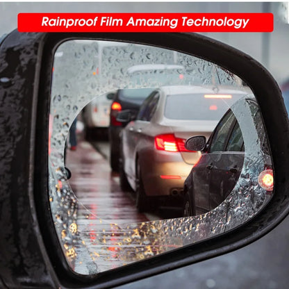 6PCS Rearview Mirror Anti Fog Film Waterproof Window Glass