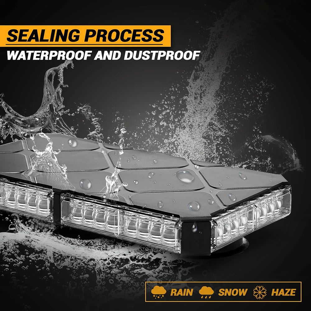 For Vehicles Pickup Trailer 48 Magnetic Warning Roof Rotating