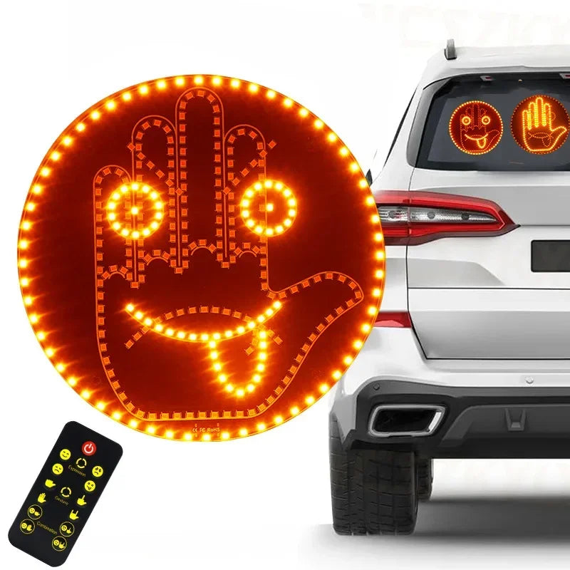 Expression Finger Remote Control Lighting Gesture Road Rage