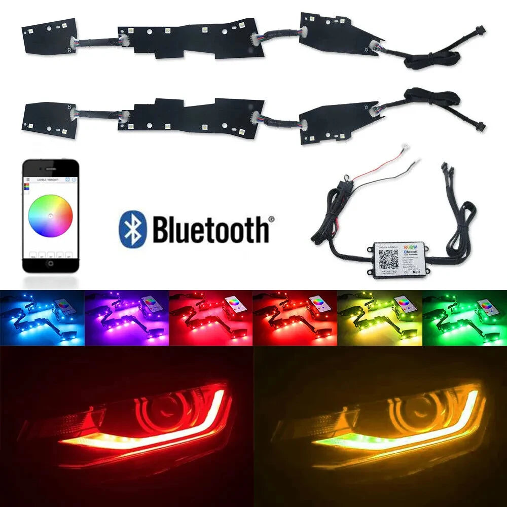 For 2016-2020 Chevy Camaro Bluetooth Rgbw multi-color Drl Board