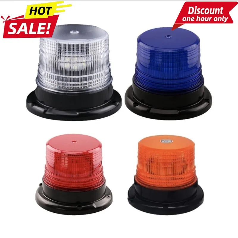Construction Truck Excavator 12LED Magnetic Ceiling Strobe