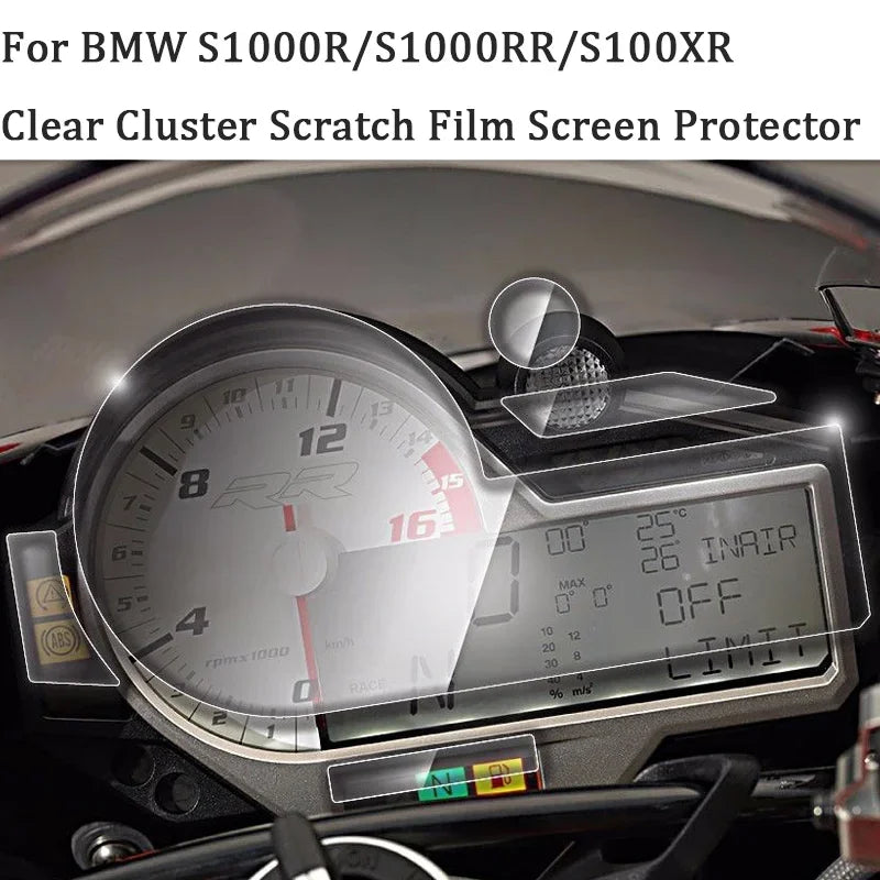 For BMW S1000R S1000RR S1000XR S1000 Cluster Scratch Screen