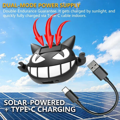 1PCS Solar type-c Dual Charging Demon Eye Window Atmosphere