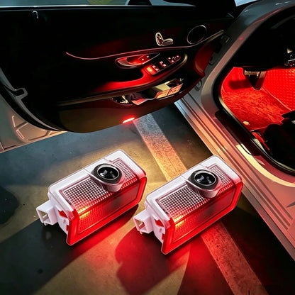 For Mercedes Benz W176 W177 W246 Door Interior Welcome Warning