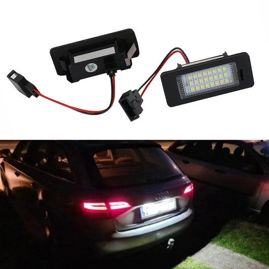 For Audi A4 B8 A5 Q5 License Number Plate 12V Canbus S5 Tt A1 S4
