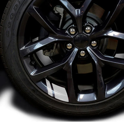 For Size 18' - 21' Decorative 6PCS Reflective Wheel Rim Vinyl