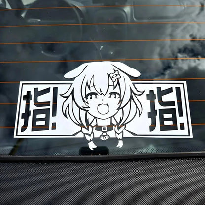 Korone Inugami Decal Japanese Jdm Anime Sticker Cars Windows