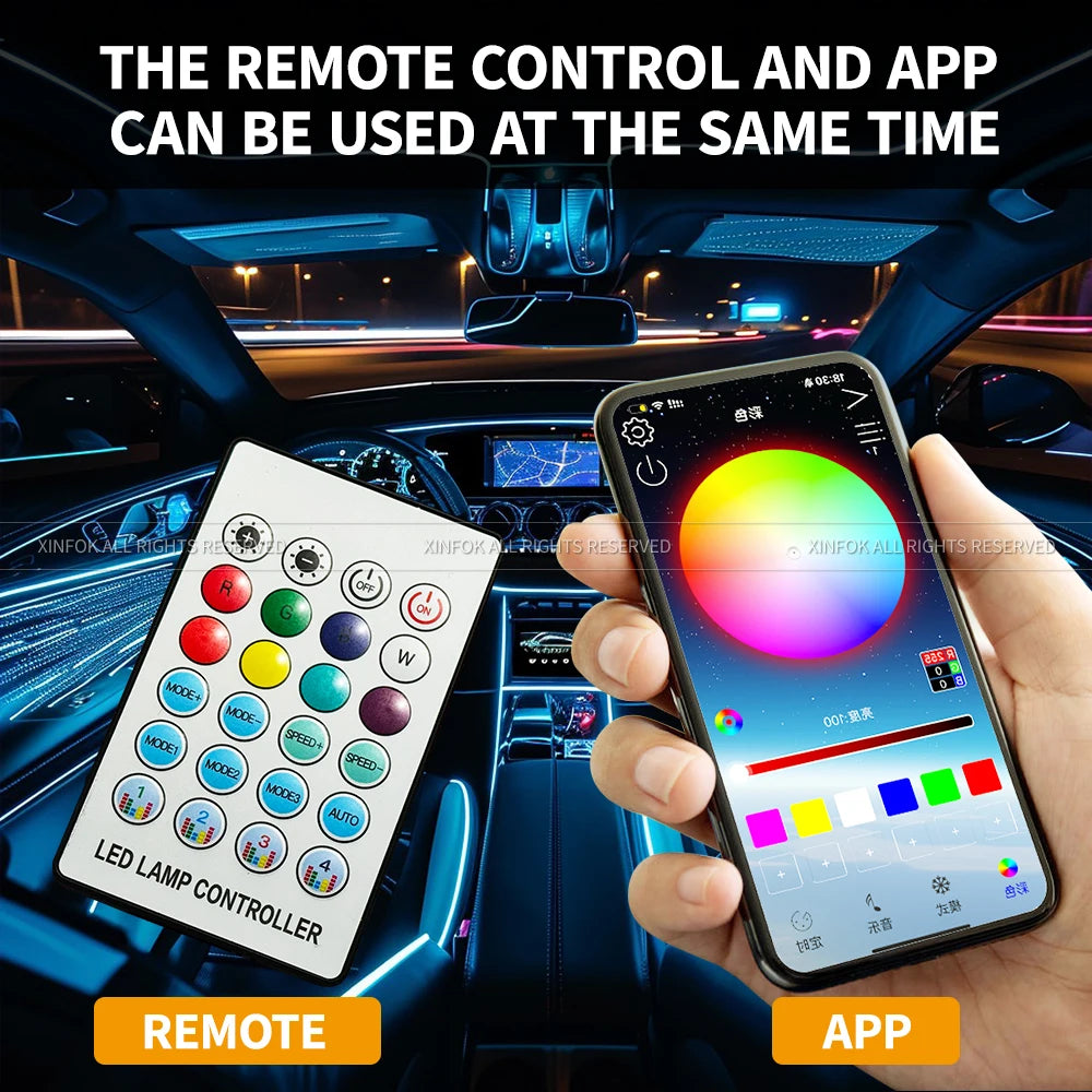 110CM APP Control Ambient Interior RGB Symphony Atmosphere