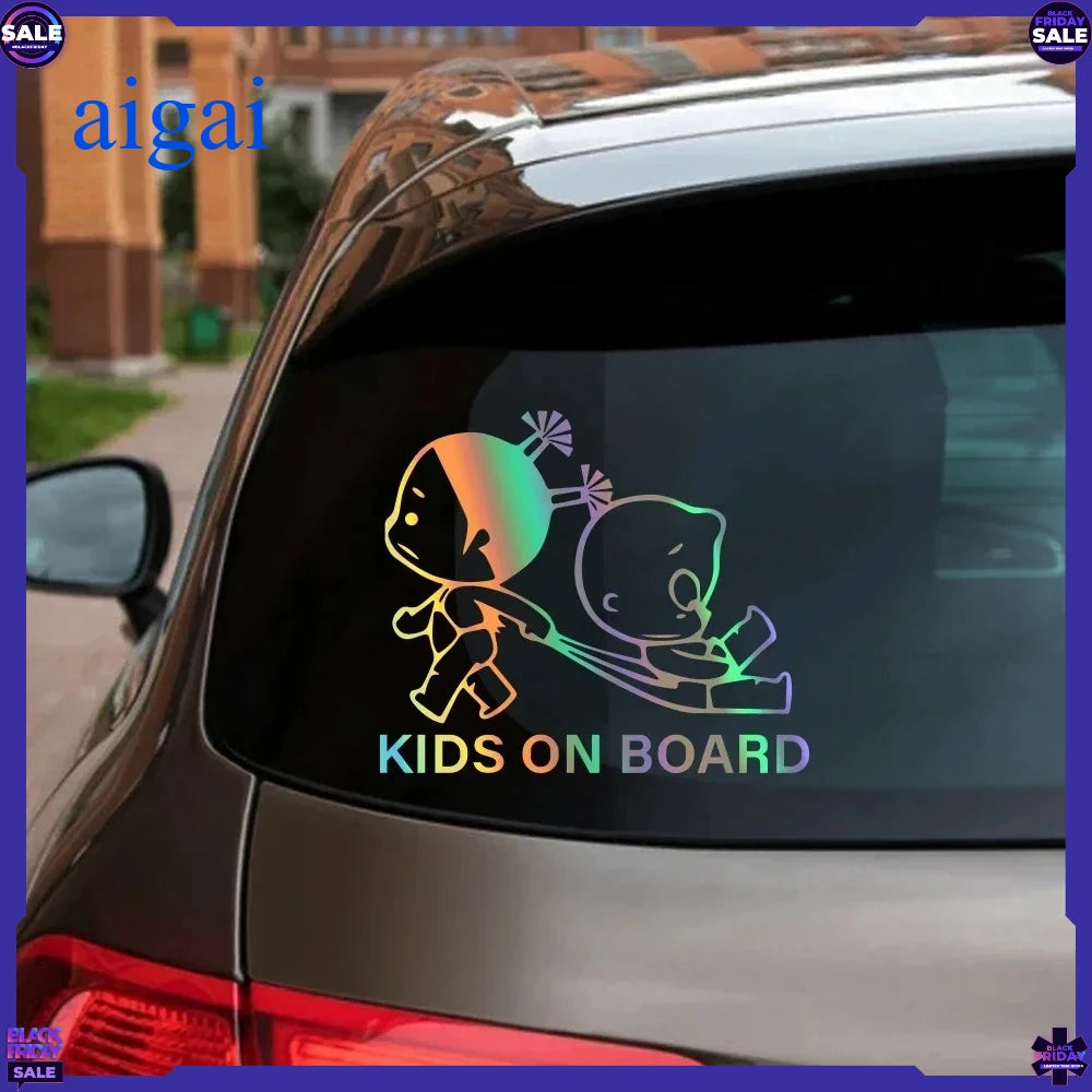Body Window Windshield Creative Vinyl Decal Sticker Kids On