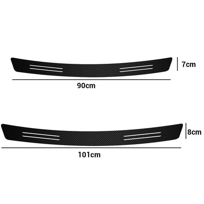 For BMW Audi MINI Lexus Mazda 1PC Carbon Fiber Texture Tail