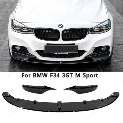 For BMW F34 3GT M Sport M Performance ABS Gloss Black Front