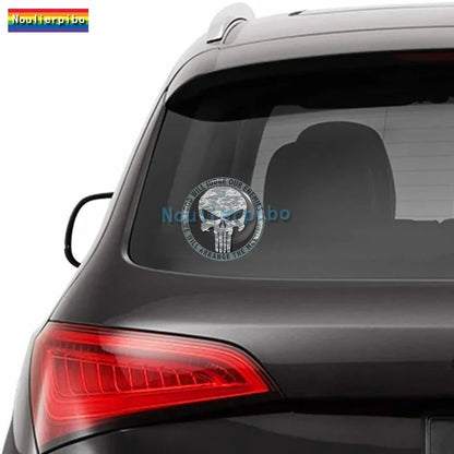 For Motorcycle 3D Skull Crystal Sticker Decal Resin Material