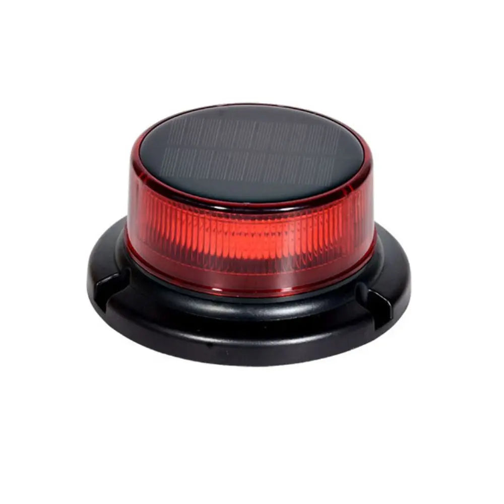 Waterproof Solar Powered Rotating Strobe Portable Design Durable