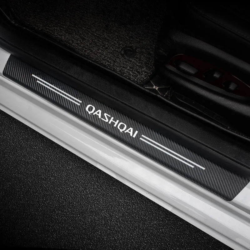 For Nissan Qashqai Threshold Guard Seametal Stickers Door Edge