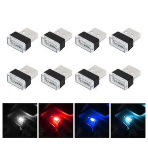 4PCS MINI USB Interior Atmosphere Lamps Emergency Lighting