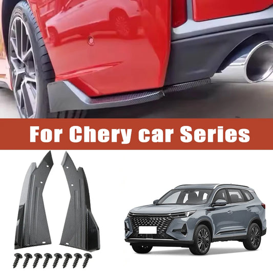For Chery Tiggo 3 5 7 2PCS Rear Bumper Spoiler Lip Splitter