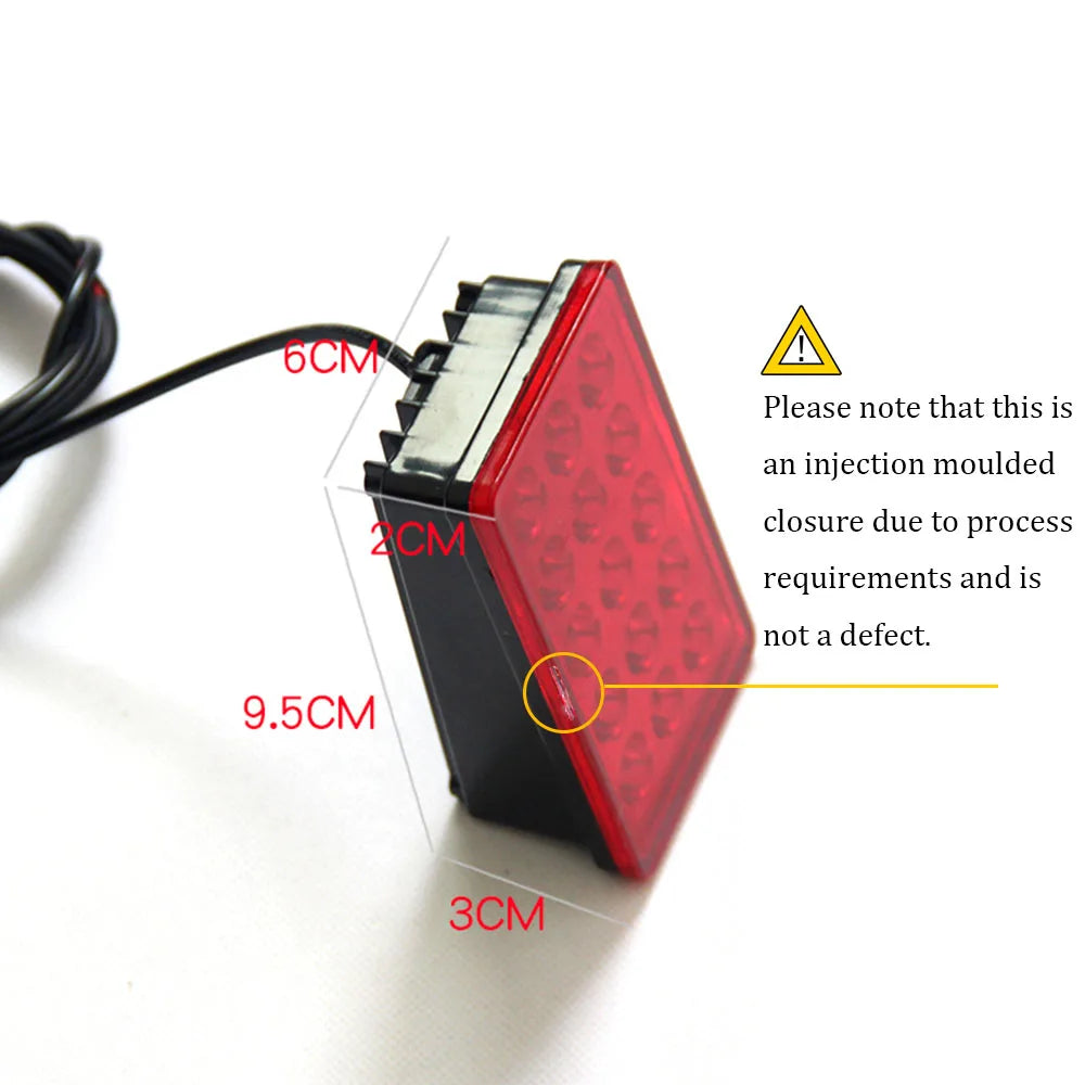Strobe F1 Brake Pilot Motorcycle Rear Tail Warning Reverse