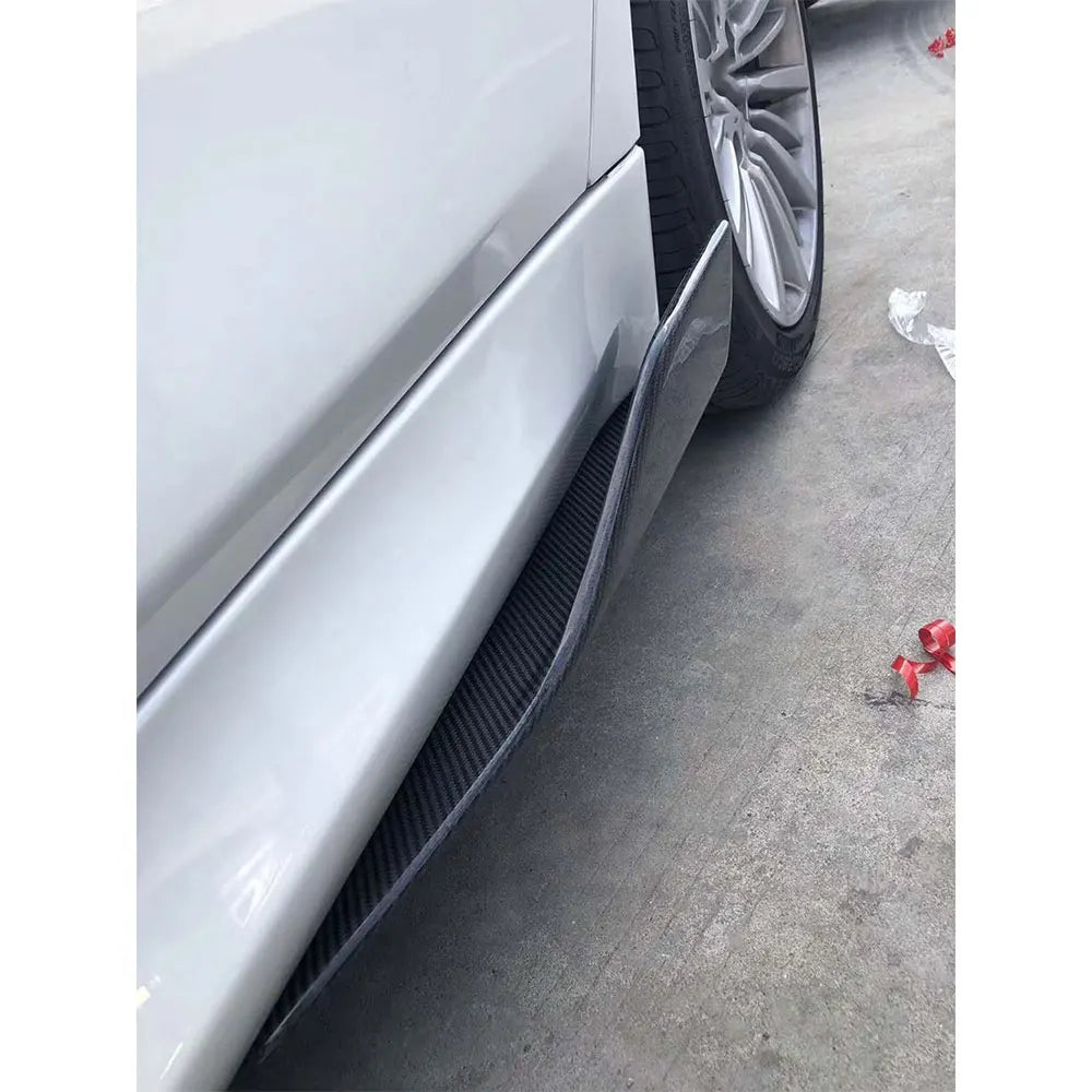 For BMW E87 E90 E92 E93 Vacomul Carbon Fiber Side Skirts Apron