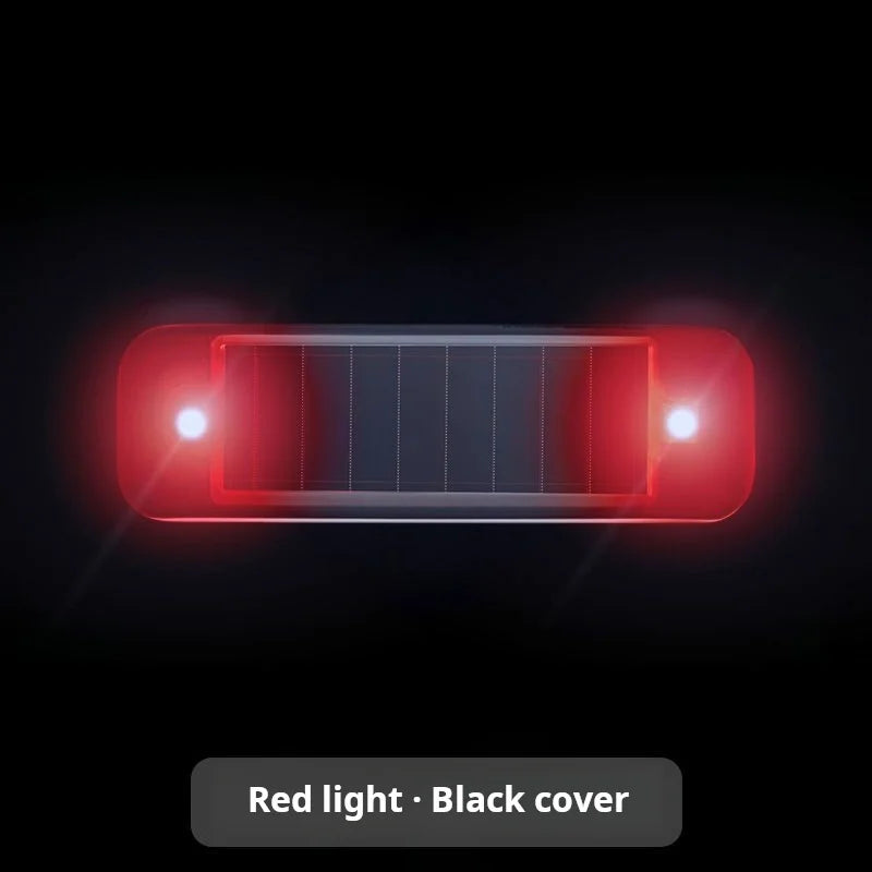 Solar Charging Riding Night anti-rear-end Motorcycle Electric