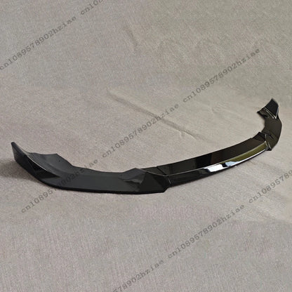 For BMW F87 M2 2016-2021 Gloss Black Cs Front Bumper Lip Spoiler