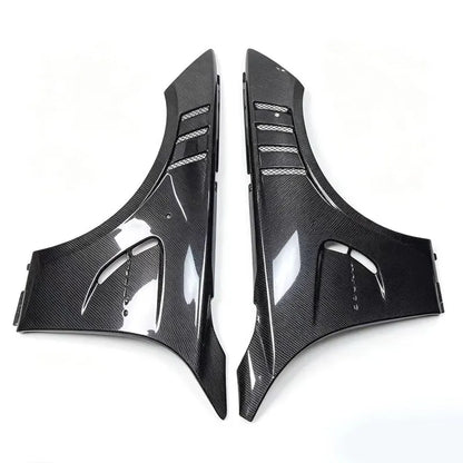 For BMW F80 M3 F82 F83 Carbon Fiber Open Hole Fender Side Vent
