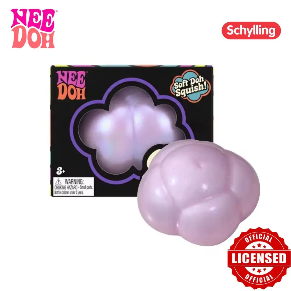 Needoh Cloud Pleaser Shines Squishy Squeeze Toy Flour Filler