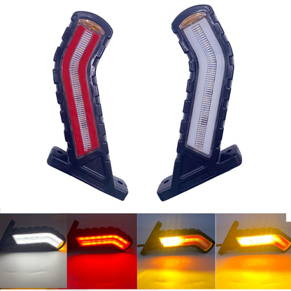 For Trailer 2PCS Waterproof Trailer Outline Marker Truck Side