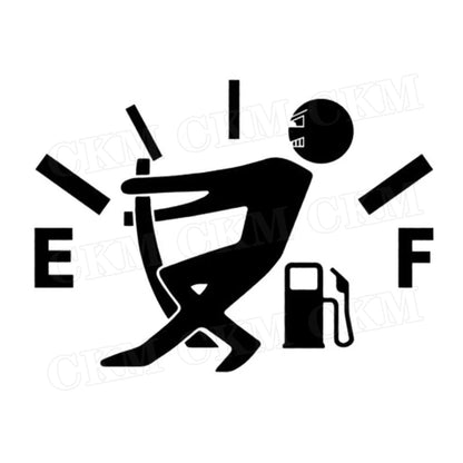 For Ford Focus 2 Funny Fuel Gage Empty Decal Tank Cap Stickers