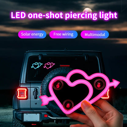 Neon Ambient Lighting Interior Wiring Solar Heart Triangular