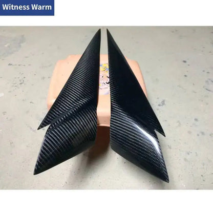For BMW X1 E84 2009-2016 Carbon Fiber Front Bumper Spoiler