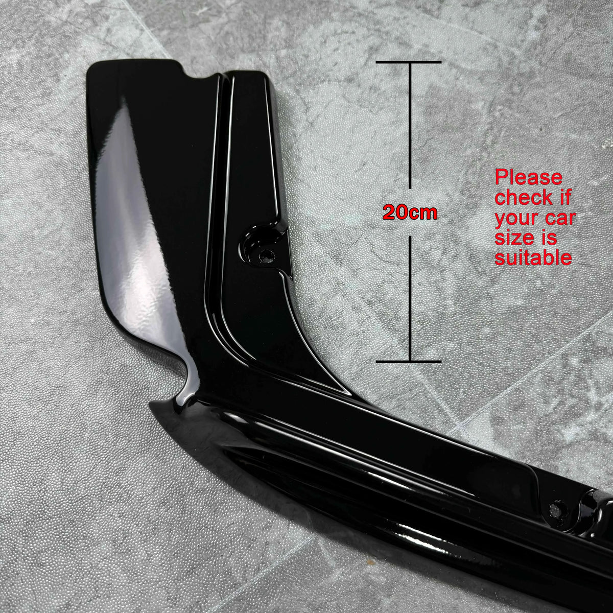 For BMW F30 F31 335I 340I Rear Bumper Lip Side Splitter Spoiler