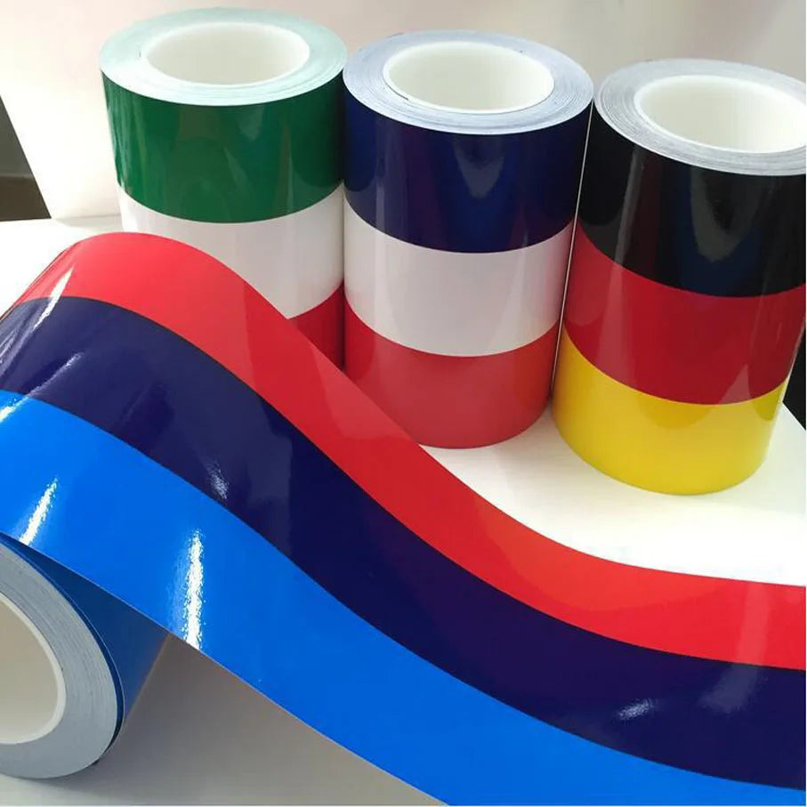 15cmx300cm 3meter Color Germany France Italy Flag Stripe Hood