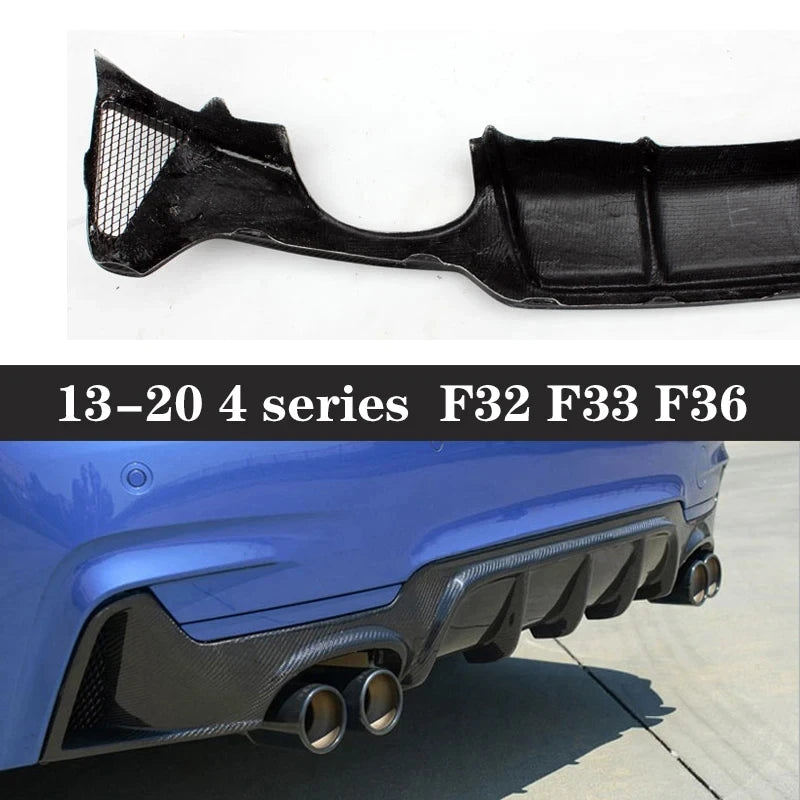 For BMW 4 Series F32 F33 F36 Upgrade Carbon Fiber Rear Bumper