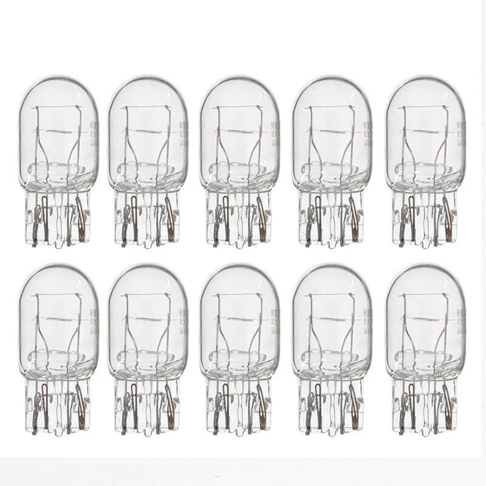 21W Clear Glass Turn Signal Stop Brake Tail Bulbs