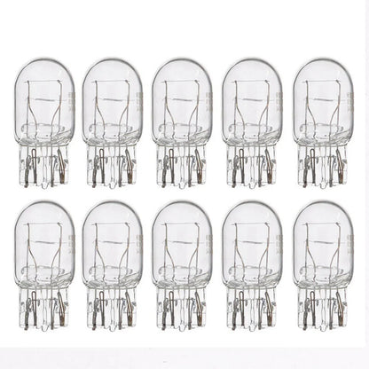 21W Clear Glass Turn Signal Stop Brake Tail Bulbs
