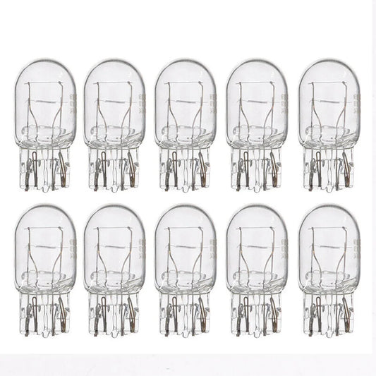 21W Clear Glass Turn Signal Stop Brake Tail Bulbs