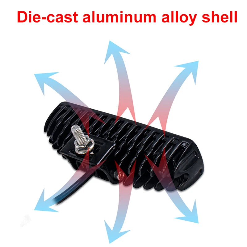 30W Brightness 6leds Forklift Warning Super Focus Red Line