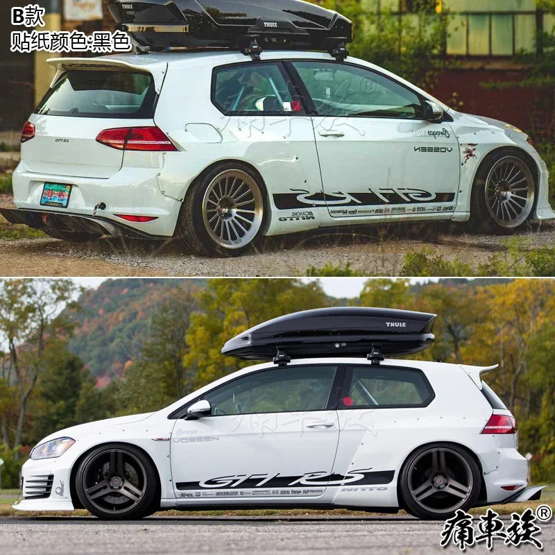 For VW Golf 7 MK7.5 Body Stickers Exterior Modification Decal