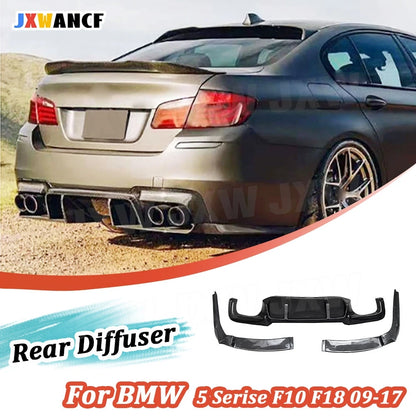For BMW 5 Serise F10 M5 Jxwancf Carbon Fiber 2012-2017 Rear