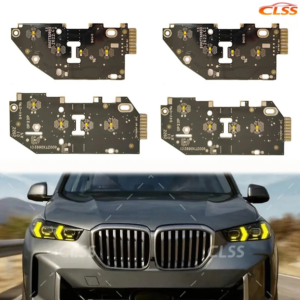 For BMW X5 X6 G05 G06 Yellow Angel Eyes Drl Boards F95 F96 Lci