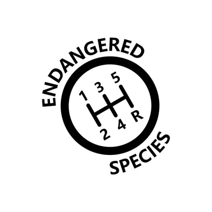 Speed Manual Endangered Species Funny Creative Sticker Window