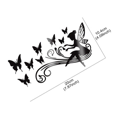 Vinyl Butterfly Fairy Pattern Body Decal Sticker Cars Suvs