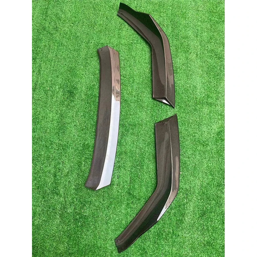 For BMW M5 F90 2021+ Carbon Fiber Front Bumper Diverter Spoiler
