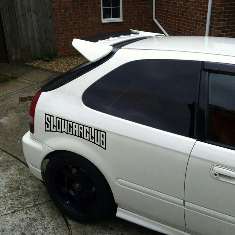 Jdm Decal Slow Club Creative Fashion Sticker Cars Trucks