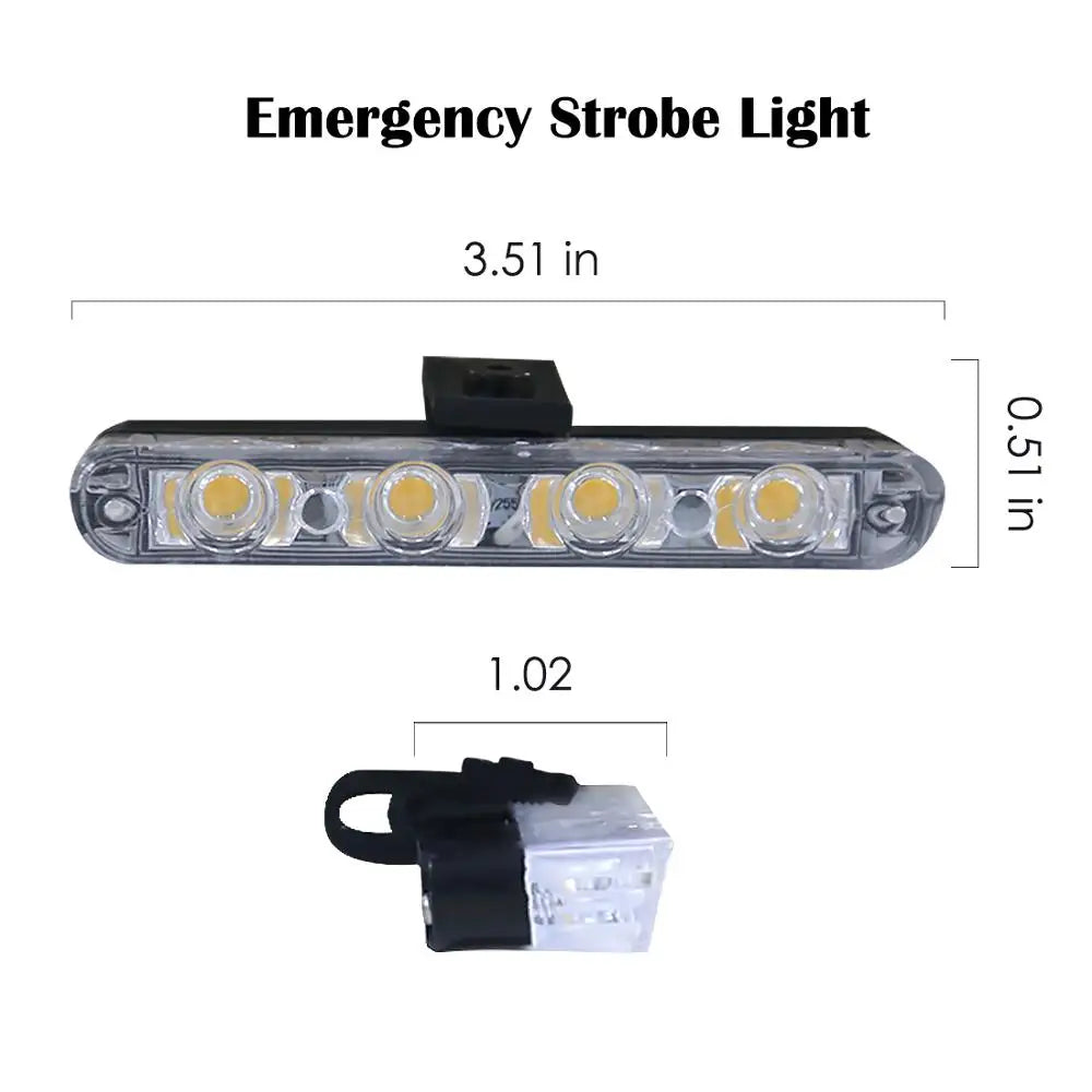 Grill Strobe Yellow White Remote Wireless Control Flash Signal