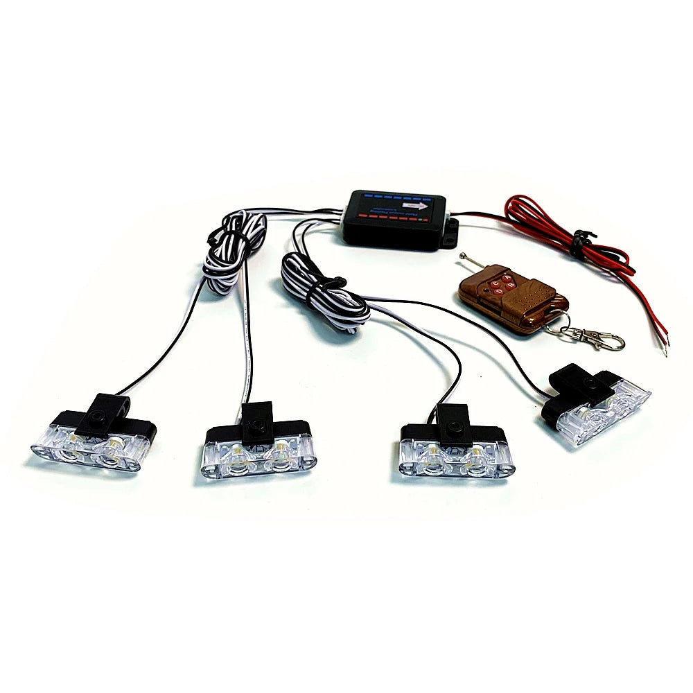 Strobe Grille Flashing Bar Emergency Beacon Amber Traffic Safety