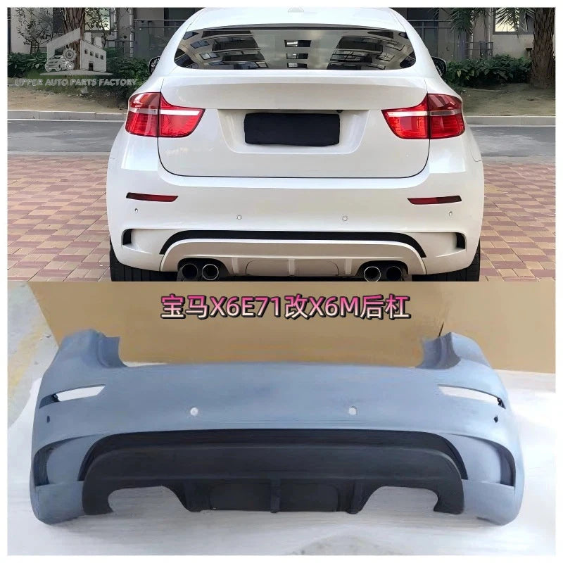 For 2008-2015 BMW X6 E71 Modified Suitable X6M Front Rear Bumper