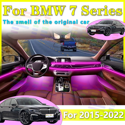 For BMW 7SER G11 G12 Sleek Concealed Acrylic Interior Ambient