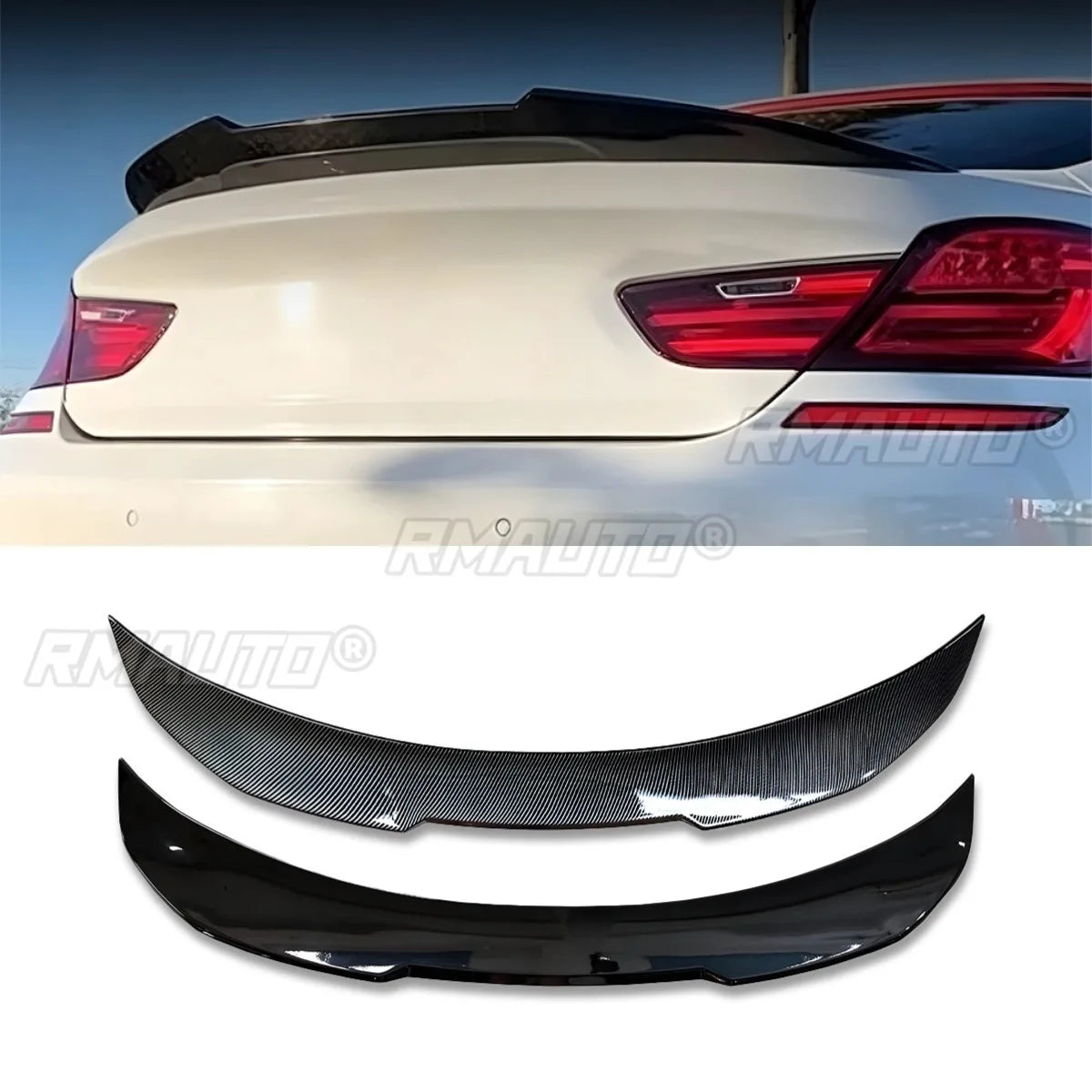 For BMW 6 Series F06 2011-2016 Rear Wing Trunk Spoiler Diffuser